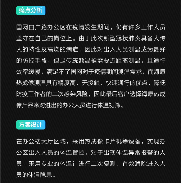 海康威视承接国建电网办公区测温项目(图2)